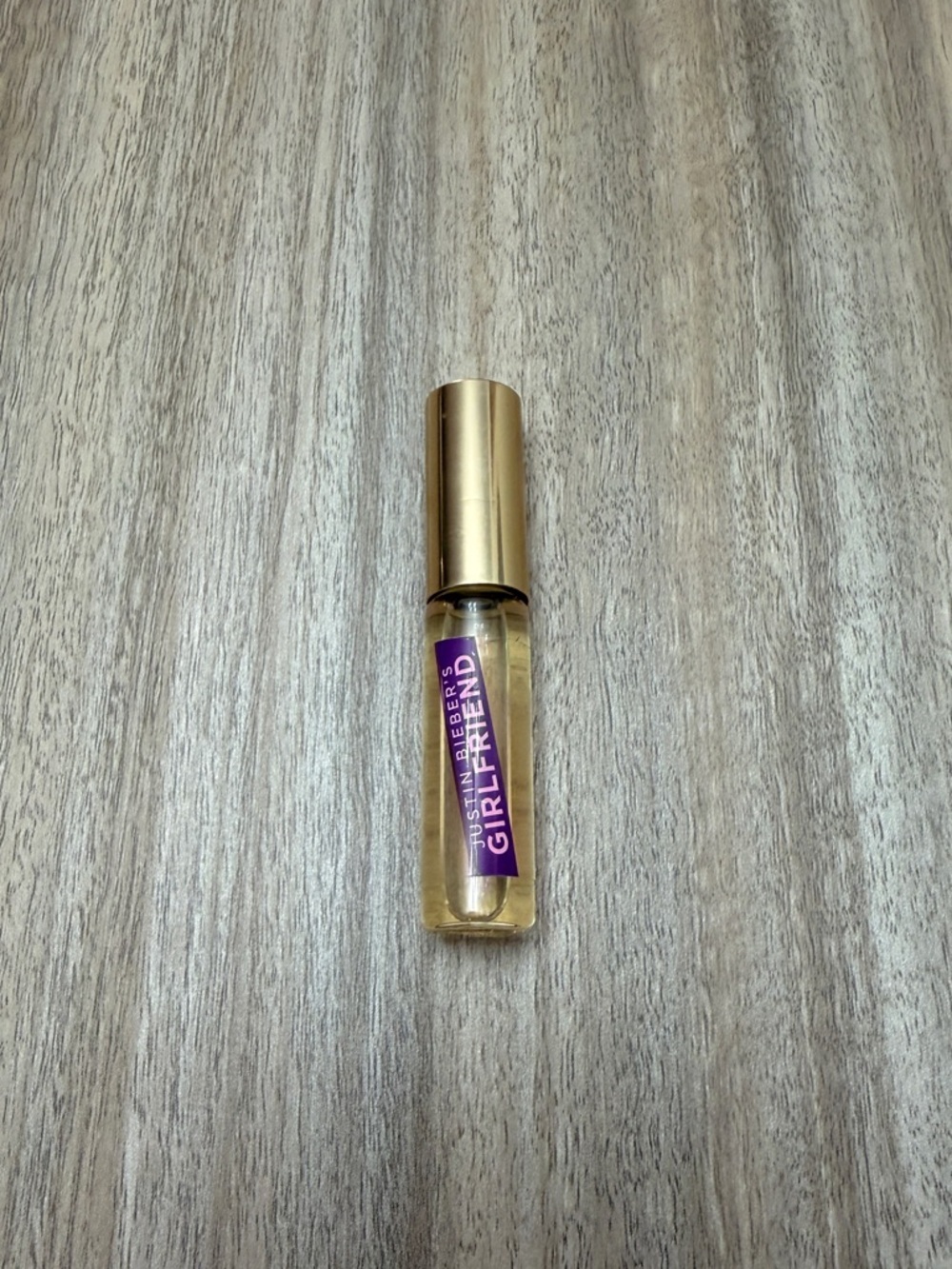 Justin Bieber Girlfriend Perfume .17 Fluid Ounces Travel Size